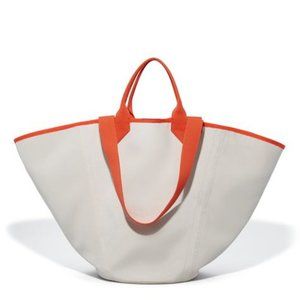 Rothy's Reversible Navy/White/Orange Tote